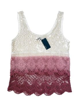 NWT American Eagle Ombré Crochet Tank size XS